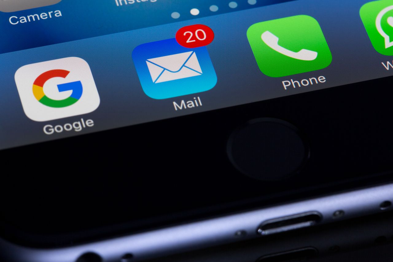 App icons on a phone screen